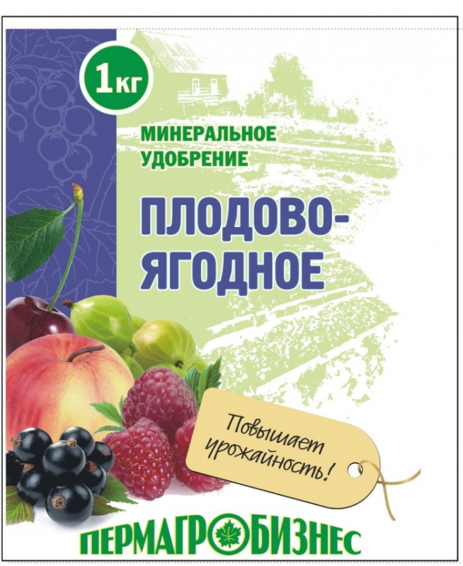 Удобрение Плодово-ягодное ПермАгроБизнес 1 кг