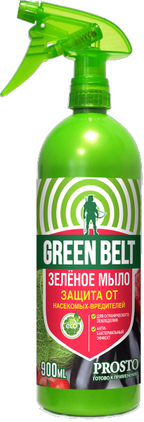 Зеленое мыло prosto средство от насекомых Green Belt 900 мл 